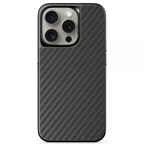 Carbon Case iPhone 15 Plus black EPICO