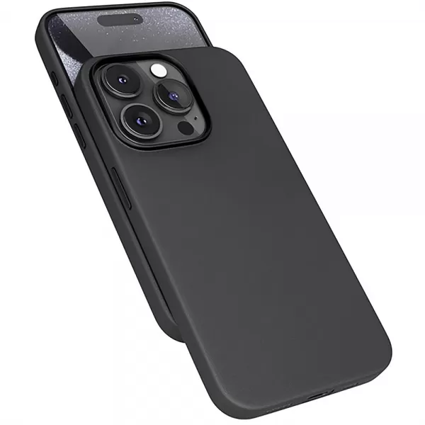 MagLeather case iP15 Pro Max blk EPICO