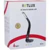 RTL 204 stm. LED lampa černá Qi 6W RETLUX