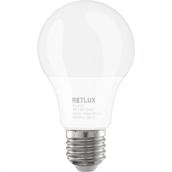 RLL 405 A60 E27 bulb 9W DL RETLUX