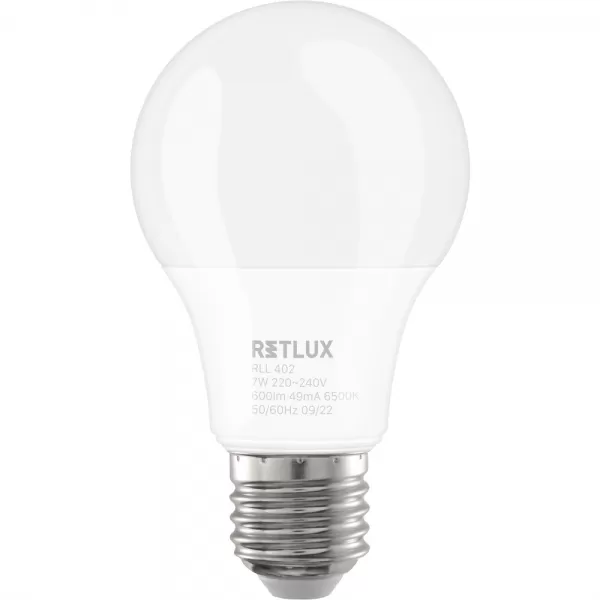 RLL 402 A60 E27 bulb 7W DL RETLUX